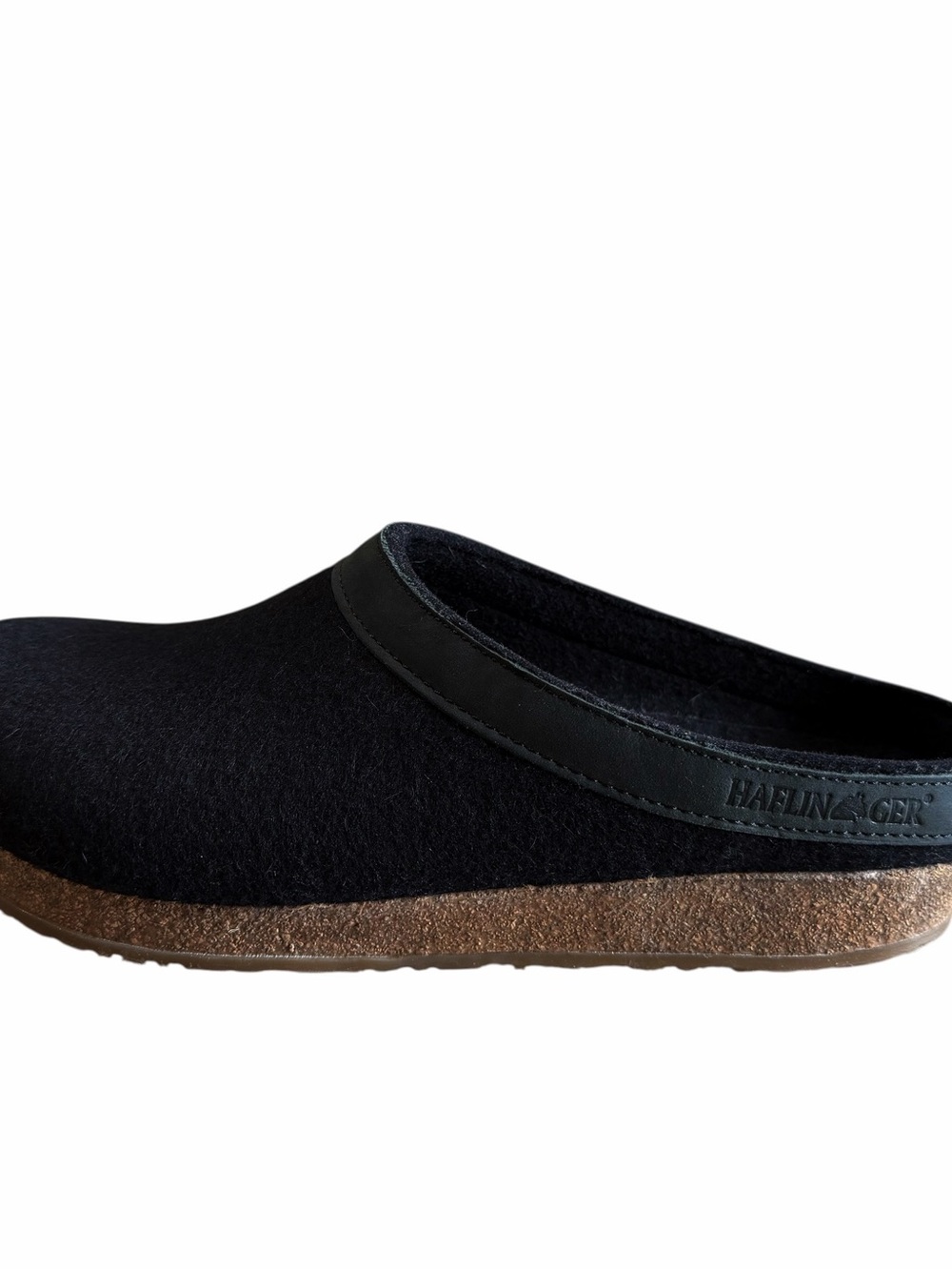 Halfinger Unisex GZ Clogs EU 42 Black Wool Mules Slip On Arch Support Slippers - Picture 3 of 9